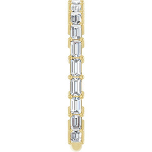 14K Yellow Gold 3/4 CTW Round Natural Diamond Anniversary Band