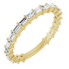 14K Yellow Gold 3/4 CTW Natural Diamond Anniversary Band