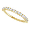 14K Yellow 1/2 CTW Natural Diamond Anniversary Band