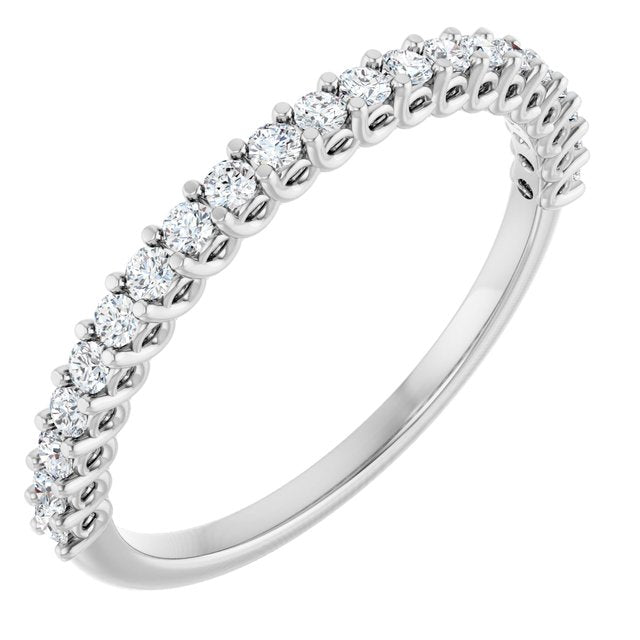 14K Yellow 1/2 CTW Natural Diamond Anniversary Band