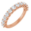 14K Yellow Gold 1/2 CTW Natural Diamond Anniversary Ring