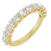 14K Yellow 1/2 CTW Natural Diamond Anniversary Band