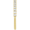 14K Yellow 1/2 CTW Natural Diamond Anniversary Band