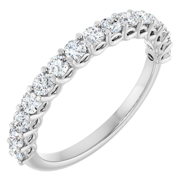 14K Yellow 1/2 CTW Natural Diamond Anniversary Band