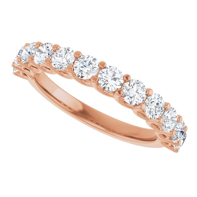 14K Yellow Gold 1/2 CTW Natural Diamond Anniversary Ring