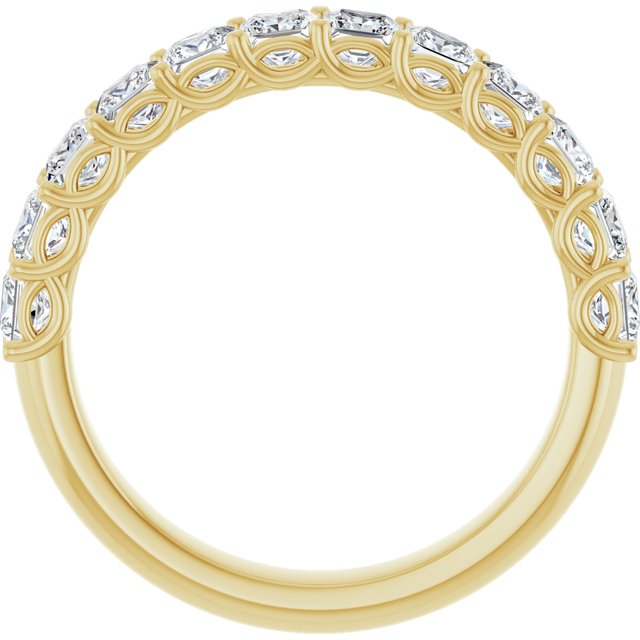 14K Yellow 1/2 CTW Natural Diamond Anniversary Band