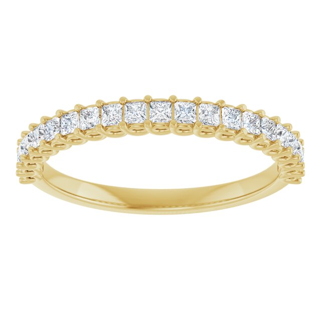 14K Yellow Gold 1/2 CTW Natural Diamond Anniversary Ring