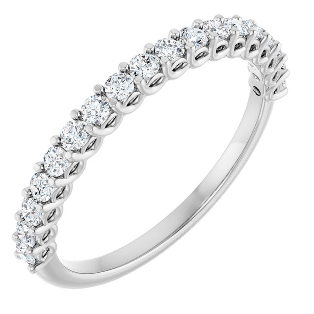 14K Yellow 1/2 CTW Natural Diamond Anniversary Band