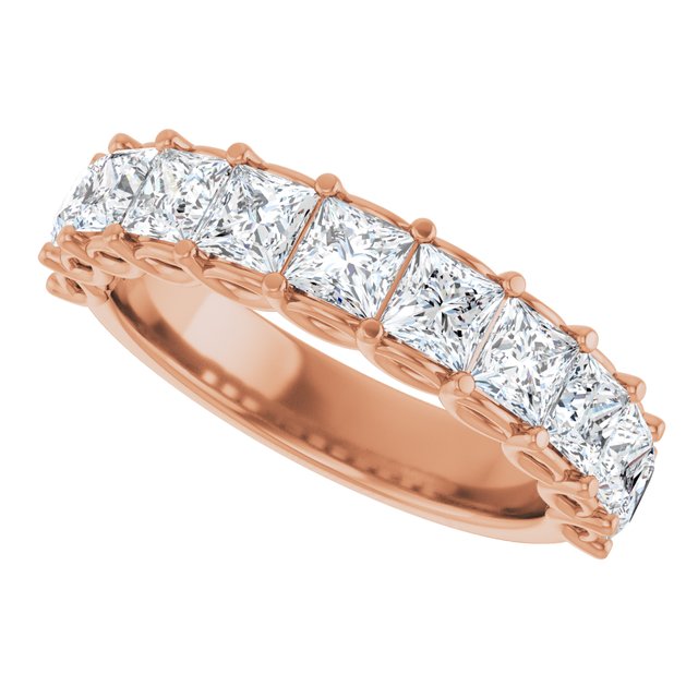 14K Yellow Gold 1/2 CTW Natural Diamond Anniversary Ring