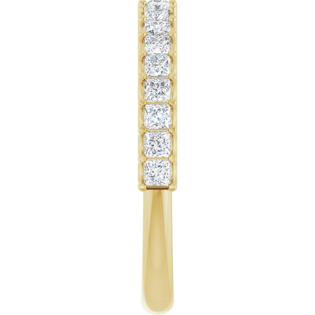 14K Yellow 1/2 CTW Natural Diamond Anniversary Band