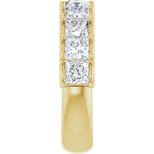 14K Yellow Gold 1/2 CTW Natural Diamond Anniversary Ring