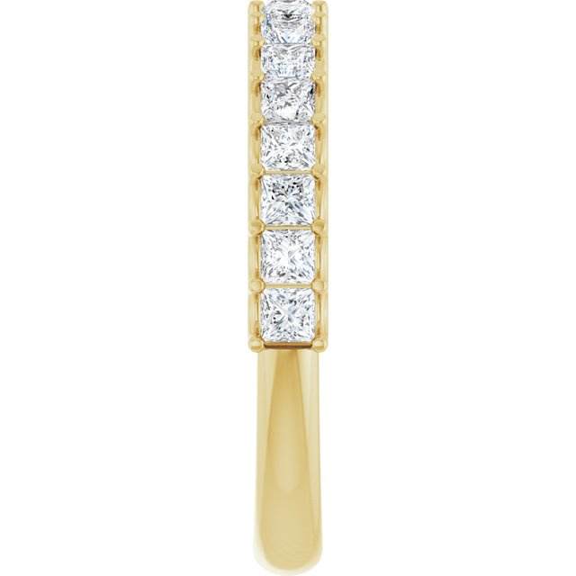 14K Yellow Gold 1/2 CTW Natural Diamond Anniversary Ring