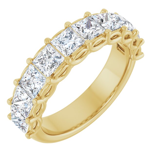 14K Yellow Gold 1/2 CTW Natural Diamond Anniversary Ring