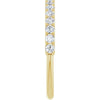 14K Yellow 1/2 CTW Natural Diamond Anniversary Band