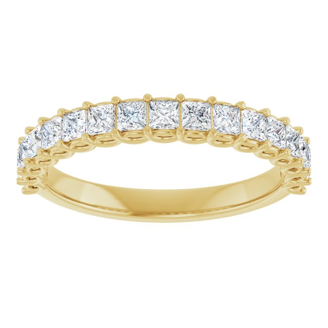 14K Yellow Gold 1/2 CTW Natural Diamond Anniversary Ring