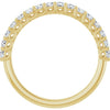 14K Yellow 1/2 CTW Natural Diamond Anniversary Band