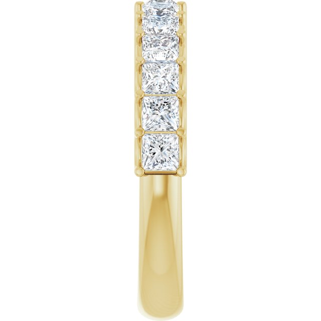 14K Yellow Gold 1/2 CTW Natural Diamond Anniversary Ring