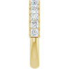 14K Yellow Gold 1/2 CTW Natural Diamond Anniversary Ring