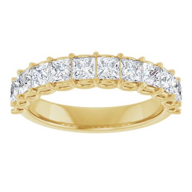 14K Yellow Gold 1/2 CTW Natural Diamond Anniversary Ring