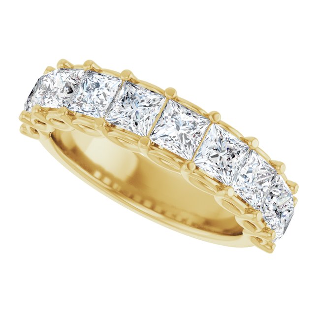 14K Yellow 1/2 CTW Natural Diamond Anniversary Band