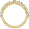 14K Yellow 1/2 CTW Natural Diamond Anniversary Band