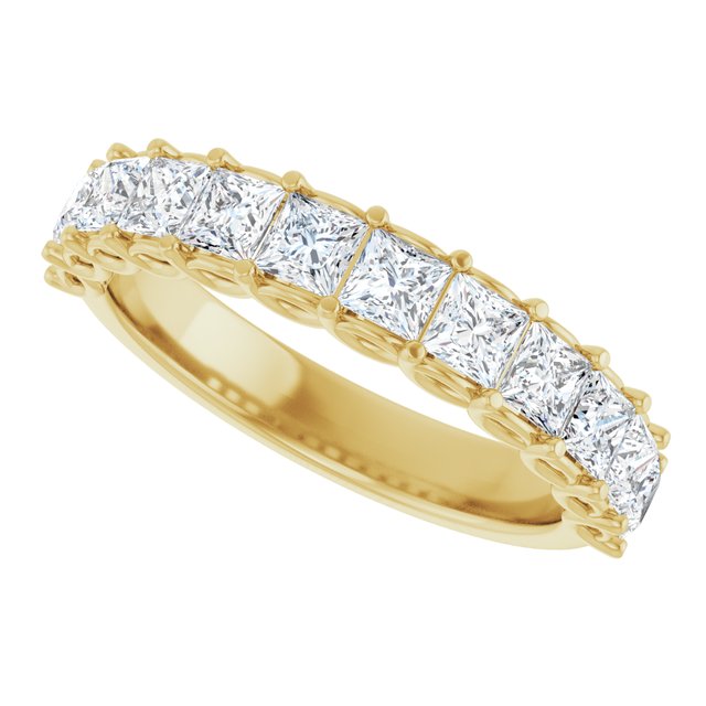 14K Yellow 1/2 CTW Natural Diamond Anniversary Band