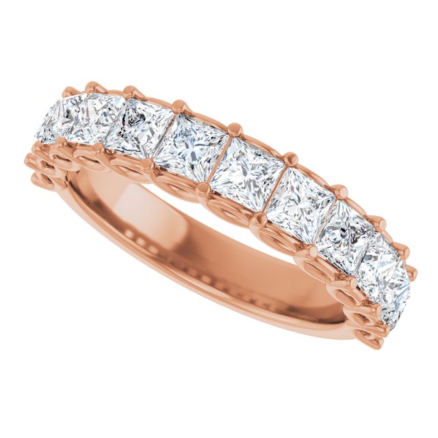 14K Yellow 1/2 CTW Natural Diamond Anniversary Band