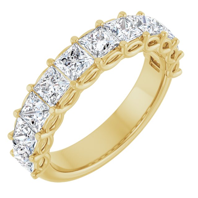 14K Yellow Gold 1/2 CTW Natural Diamond Anniversary Ring