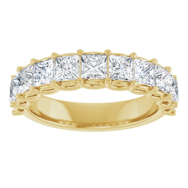 14K Yellow 1/2 CTW Natural Diamond Anniversary Band