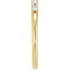 14K Yellow 3/8 CTW Natural Diamond Anniversary Band