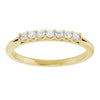 14K Yellow 3/8 CTW Natural Diamond Anniversary Band