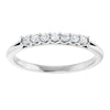 14K Yellow 3/8 CTW Natural Diamond Anniversary Band