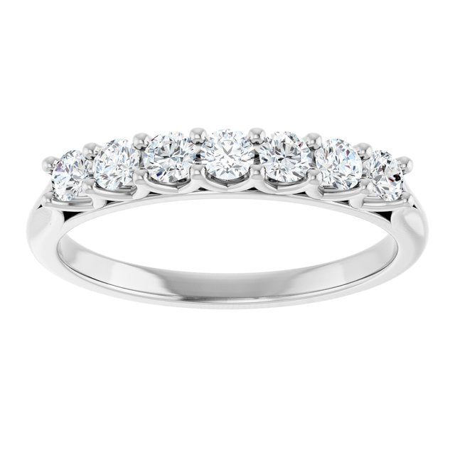 14K Yellow 3/8 CTW Natural Diamond Anniversary Band