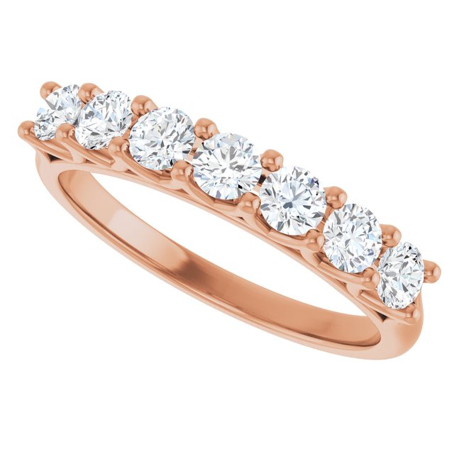 14K Yellow Gold 3/8 CTW Natural Diamond Anniversary Band