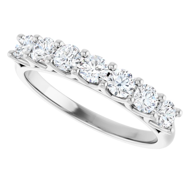 14K Yellow Gold 3/8 CTW Natural Diamond Anniversary Band