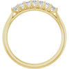 14K Yellow Gold 3/8 CTW Natural Diamond Anniversary Band