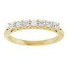 14K Yellow 3/8 CTW Natural Diamond Anniversary Band