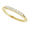 14K Yellow 3/8 CTW Natural Diamond Anniversary Band