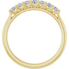 14K Yellow 3/8 CTW Natural Diamond Anniversary Band