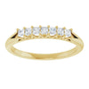 14K Yellow 3/8 CTW Natural Diamond Anniversary Band