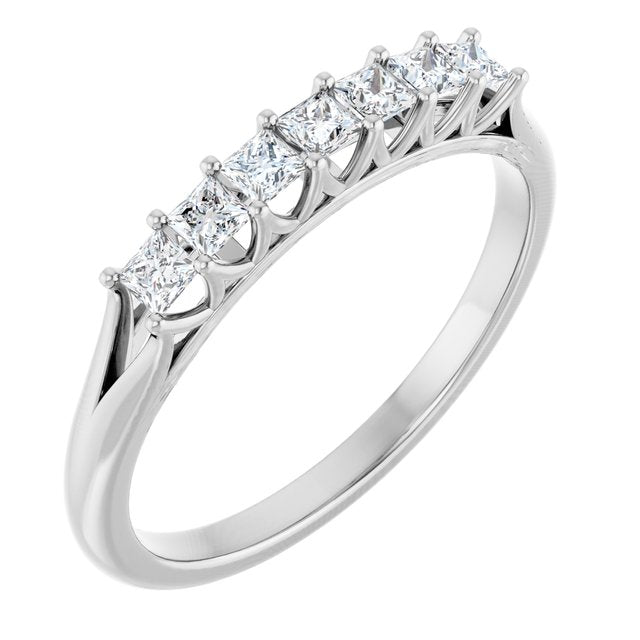 14K Yellow 3/8 CTW Natural Diamond Anniversary Band