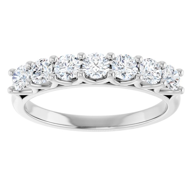 14K Yellow 3/8 CTW Natural Diamond Anniversary Band