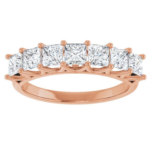 14K Yellow Gold 3/8 CTW Natural Diamond Anniversary Band