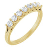 14K Yellow Gold 3/8 CTW Natural Diamond Anniversary Band