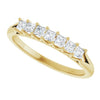 14K Yellow 3/8 CTW Natural Diamond Anniversary Band