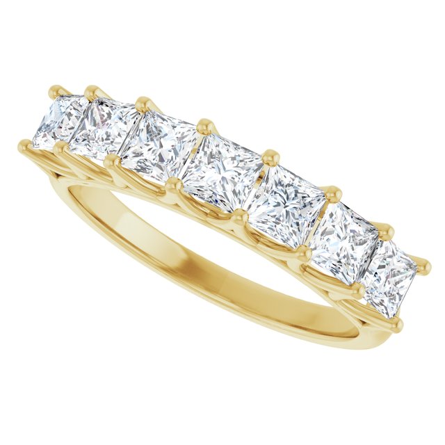 14K Yellow Gold 3/8 CTW Natural Diamond Anniversary Band