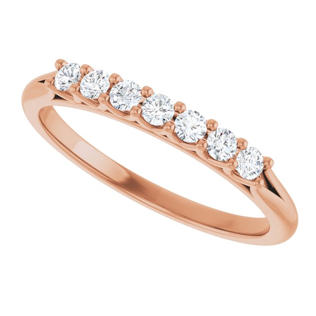 14K Yellow Gold 3/8 CTW Natural Diamond Anniversary Band