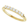 14K Yellow 3/8 CTW Natural Diamond Anniversary Band