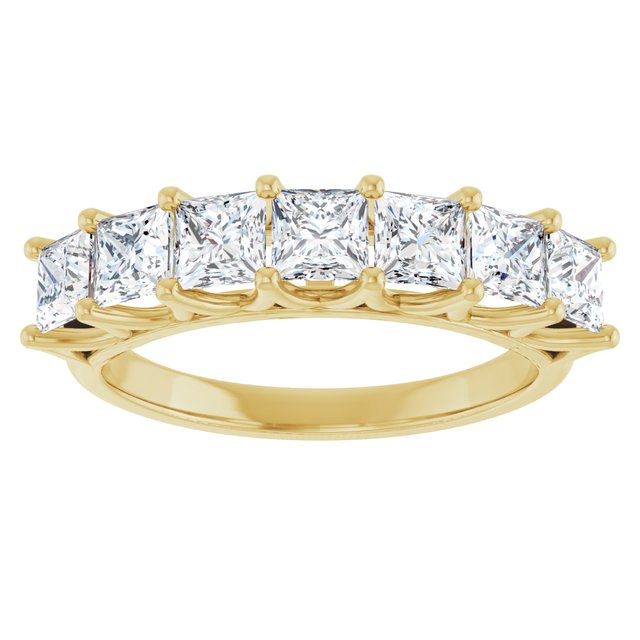 14K Yellow 3/8 CTW Natural Diamond Anniversary Band