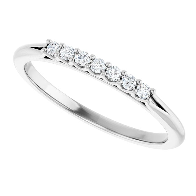 14K Yellow 3/8 CTW Natural Diamond Anniversary Band